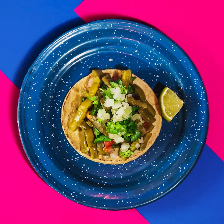 Taco de nopales